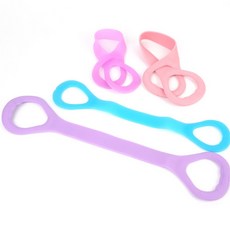 올데이픽 8자 스트레칭 밴드 8자형스트레칭밴드, 38cm - 블루