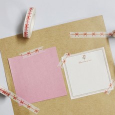 잘팔아스토어 컬러 띠 마스킹 테이프 리본 꾸미기 마테 귀여운테이프 다꾸스티커 다꾸 선물포장