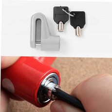 스쿠터도난방지 오토바이자물쇠 자물쇠 방지 도난 59000EA 1EA, 본상품