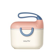 ULLNY 奶粉分裝盒, 1個, 浪漫粉, 400ml