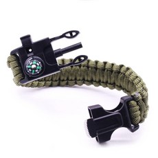 더이케이 생존팔찌 생존팔찌 구조용끈 파라코드 호르라기 WFHG7W2, 없음