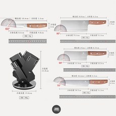 【麥焙】刀具五件套 木手把 剁刀/切片刀/廚師刀/小刀/菜刀 中式不鏽鋼廚具, 1個, 刀具五件套
