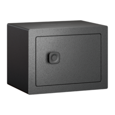 안심가 원터치 지문인식 미니 가정용 금고, 검정색(틈새X)