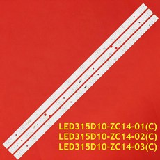 LED 스트립 LT 32M345 32M540 LED315D10 ZC14 01 C 02 03 LE32D8810 LE32F3000W LE32M600 LE32TE5 LD32U3100, 03 30 pcs for 10 TV