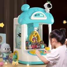 인형 캡슐 토이 뽑기 기계 미니 사탕 캔디 크레인 장난감, 인형 20개 + USB 케이블, 1개