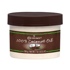 CocoCare 100 Percent Coconut Oil 7 oz (Pack of 4) CocoCare 100 Percent Coconut Oil 7 oz (Pack of 4, 198g, 1개