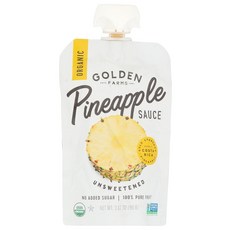 골든팜스 파인애플 퓨레 파우치 85g, 1팩