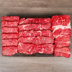 마블리즈 육즙 가득 마블링 좋은 1등급 국내산 소고기 소 한판 채끝세트 + 소금 참소스 증정, 1kg, 1개