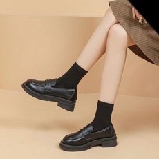 러블리디 에이미 발편한 청키 키높이 4.5cm 로퍼