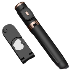 C&C 藍牙自拍棒/腳架 (附補光燈), 黑蘋果(內附補光燈), 1, 1個