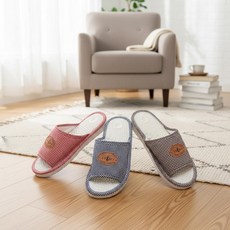 지압실내화 돌기패턴 발마사지 쿠션밑창 실내용