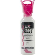 Tulip DimensiON 온al 패브릭 페인트 3.2ml1-1/4온스 - 퍼피-옐로우, 1.25 Fl Oz (Pack of 1), 퍼피 화이트