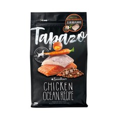 TAPAZO 特百滋 凍乾三重奏 犬飼料 2磅 907g, 1個, 【成幼犬】低敏海魚配方, 海鮮