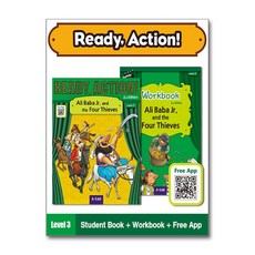 Ready Action 2E 3 Ali Baba Jr. and the Four Thieves (SB+WB+Free app)