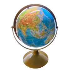 지구의모양 지세도 대형 지구본 서전 지구의, 지구본컬러