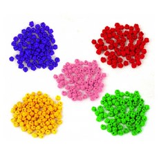 JI 동양 전통 매듭공 약 3g, 초록, 1개