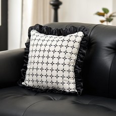 果巴布 蕾絲抱枕套 靠墊套 樣品沙發 客廳民宿裝飾, 5號色,45*45【含內芯】