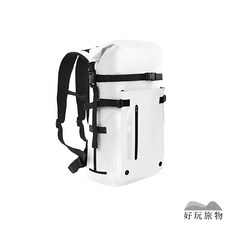 【好玩旅物】IPX6防水背包 SUP浮潛溯溪氣密游泳適用 溯溪/浮潛/SUP背包, 雪地白
