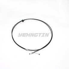 어코드 후드 래치 잠금 해제 와이어 케이블 커버, 1개, 1. 1pc