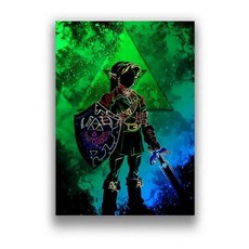 수채화 만화 게임 흰색 코팅 종이 인쇄 홈 장식 거실 침실 아트, 23. 10