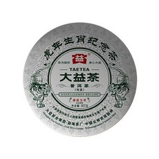 大益 普洱生茶 357g 瑞虎呈祥, 1個, 片