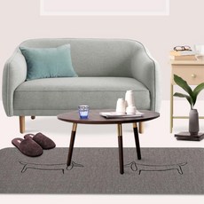 3인용 쇼파 커버 여름 패드 방석 매트 유럽풍디자인 테이블러그 거실매트 러그