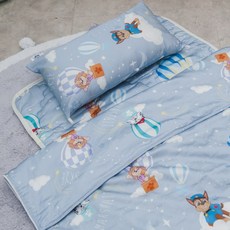 伯尼寢具 汪汪隊 兒童睡墊三件組 幼兒園午睡墊, 熱氣球探險,睡墊三件組