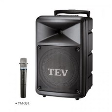TEV TA-680D 四頻道8吋移動式無線擴音機 藍芽/USB/SD, 1個, 手握*4