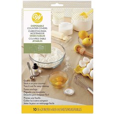 WILTON INDUSTRIES INC 일회용 COUNTR CVR 10/PKG 0 원 사이즈, WILTON INDUSTRIES INC 일회용 COUN