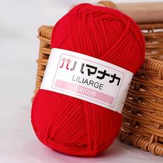 털실나라 리리아쥬 25g 10+1 털실 인형실 소품실 뜨개실, 11 레드, 1개