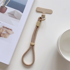 휴대 전화에 대 한 조정 가능한 짧은 끈 전화 케이스 액세서리에 유니버설 다채로운 손목 스트랩 로프, Khaki