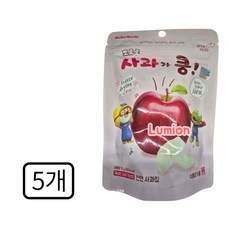 루미온 뽀로로 사과가 쿵 천연 과일칩 15g 5개