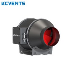 KCVENTS 8INCH 배기 신선한 인라인 속도 기능이 EC 있는 주택에 환기 제어 온실 공기 덕트, 9) 01 - 미국, 1개