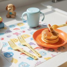 굿템 옥수수 식기 주니어 포크 4P 이유식포크