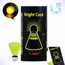 더에스 브라이트콕 셔틀콕 2개 레져용셔틀콕 인조셔틀콕 배드민턴용품