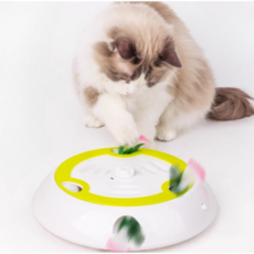 고양이 두더지 잡기 장난감, 1세트, 화이트