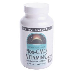 SOURCE NATURALS 維他命C錠 1000mg, 1個, 120 件