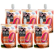 오리히로 푸룬또 곤약젤리 복숭아맛, 130g, 6개