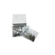 佰昇國際 Baisheng 裙鉤 褲鉤 西裝褲鉤 (100入/盒) - 服裝固定好幫手, 銀色, 1個