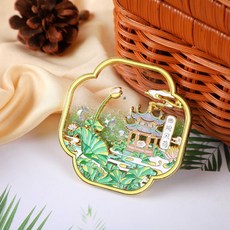 文創冰箱貼景區建筑流沙個性創意城市地標冰箱貼陶瓷冰箱貼冰箱磁鐵可愛磁鐵吸鐵白板貼黑板貼居家裝飾