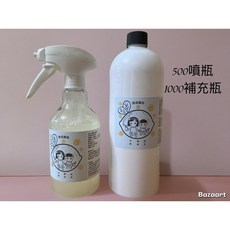 徐媽慕斯 檸檬油慕斯水垢去除劑 玻璃清潔劑 水垢尿垢剋星 500ml噴瓶 1000ml補充瓶, 1個, 促銷活動限時組300元