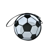 131497 스포츠 동전 지갑 파우치 스몰 체인지 보관 가방 배구 농구 축구 선물 애호가를 위한 양철 가방 축구. 스몰