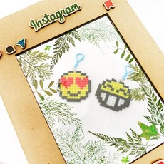 초등 방과후교실 디폼블럭 야광블럭 웃는얼굴 키링만들기 창작활동 초등학교 방과후학교, 4번, 4번