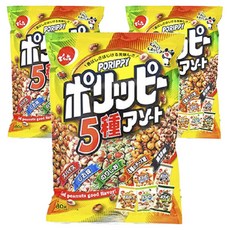 DENROKU 傳六 什錦豆 辣味+鹽味+海苔鹽味+4種起司口味+黑胡椒口味組, 3袋, 180g