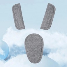 휴대용 통기성 카시트 어깨 패드 분리형 유모차 어깨끈 벨트, 1개, 1. Grey