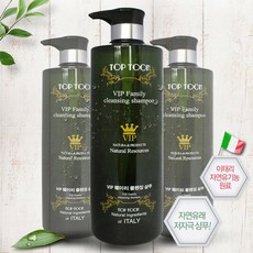 1+1 탑툰 프리미엄 온가족 두피 케어 VIP 훼밀리 클렌징 샴푸, 1개, 1L