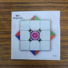大雁 孤鴻Pro M 磁力三階魔方 54mm 55mm 56mm 磁懸浮魔術方塊 亮面, 1個, 孤鴻Pro+ M 55mm【彈簧標準版】