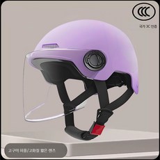 아동용 안전 헬멧 여름 사계절 인라인 스케이트 자전거 킥보드용 보호모, 2_3C 어린이 퍼플-투명 단안경