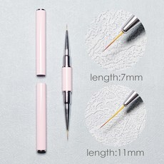 네일 아트 브러쉬 네일 파인 라이너 페인팅 프렌치 스트라이핑 아트 브러쉬 UV 젤 매니큐어 드로잉 도구, [09] Pattern 17