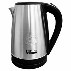 TRISTAR大容量不鏽鋼快煮壺2L，304不鏽鋼內膽，1000W快速加熱，防燙把手，分離式底座, TS-HA301
